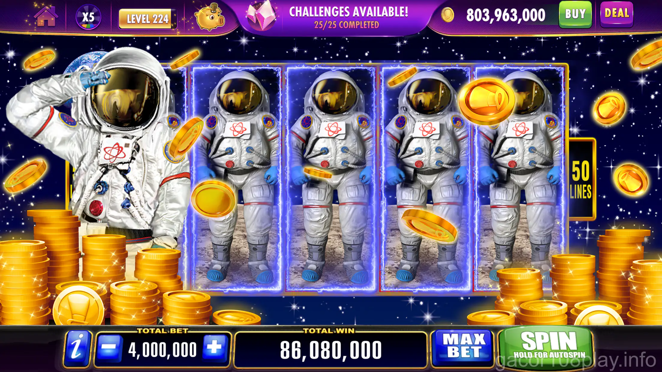 Captura de tela do app Gacor108 - Recursos de jogo